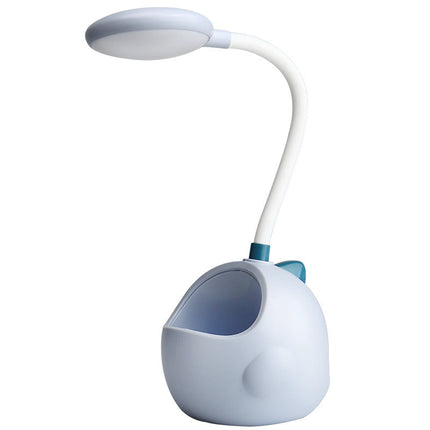 Dinosaur LED sengelampe med penneholder
