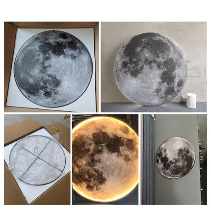 Moderne måne LED væglampe til værelse