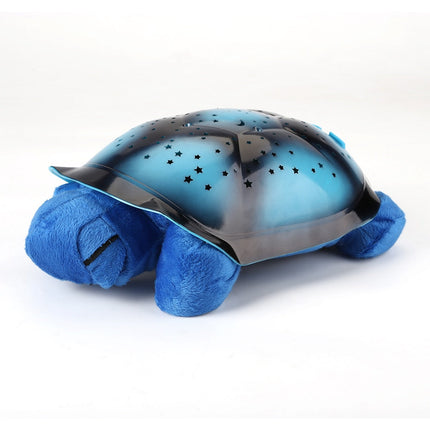 Skildpadde natlampe med stjerneprojektor