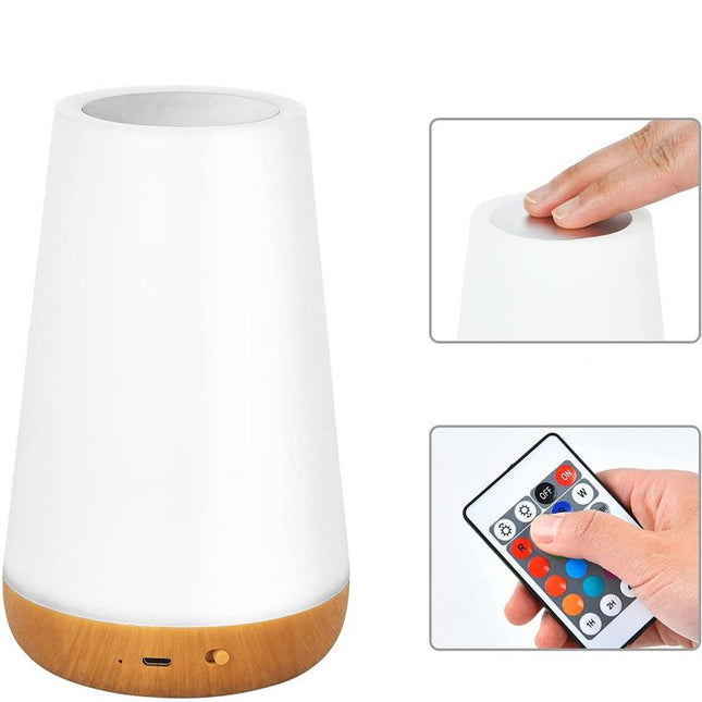 Natlampe med farveskift og fjernbetjening