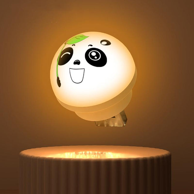 Panda natlampe til stikkontakt med sensor