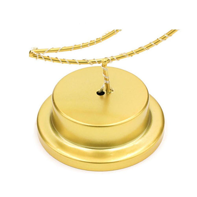 Dekorativ gylden månelampe med LED lys