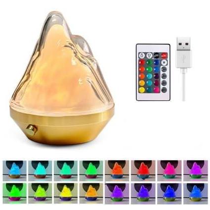 Bjerg natlampe med 16 forskellige farver