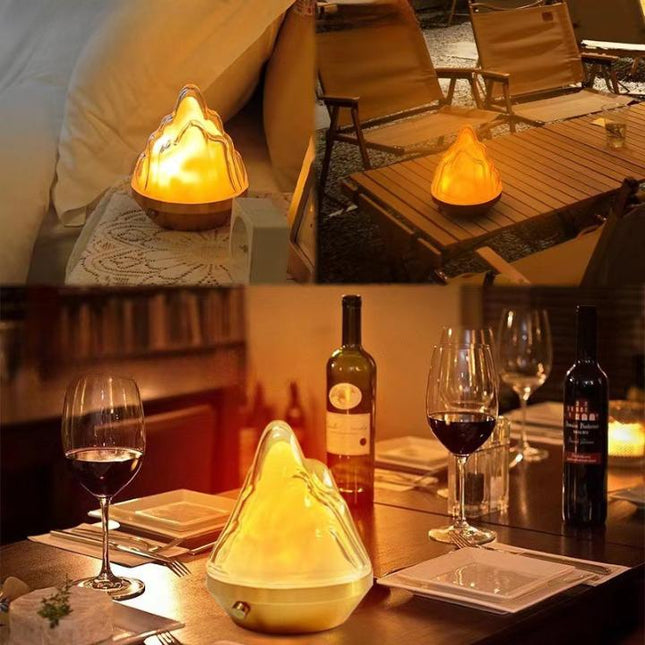 Bjerg natlampe med 16 forskellige farver