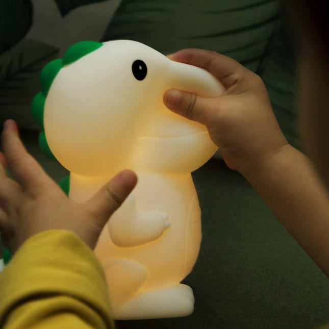 Dinosaur natlampe med touch og farveskift