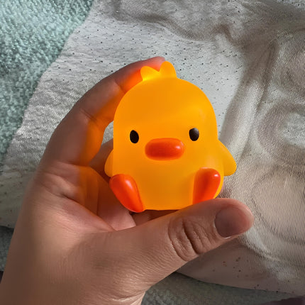 Sæt med tre søde ællinge natlamper