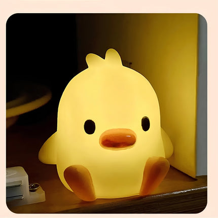 Sæt med tre søde ællinge natlamper