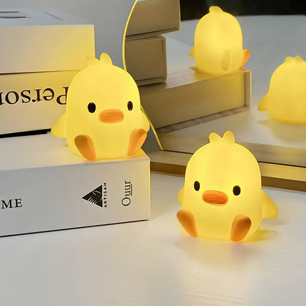 Sæt med tre søde ællinge natlamper