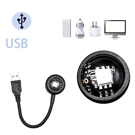 Mini USB projektorlampe med solnedgangseffekt