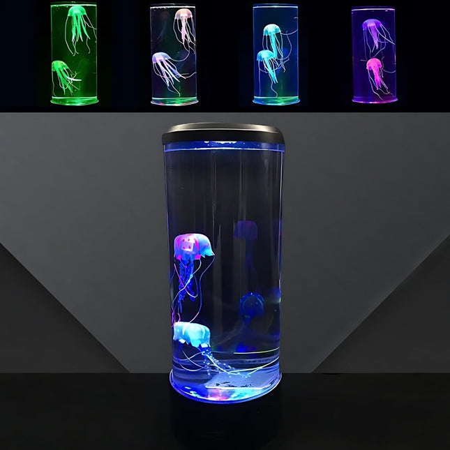 LED akvarielampe med svømmende vandmænd