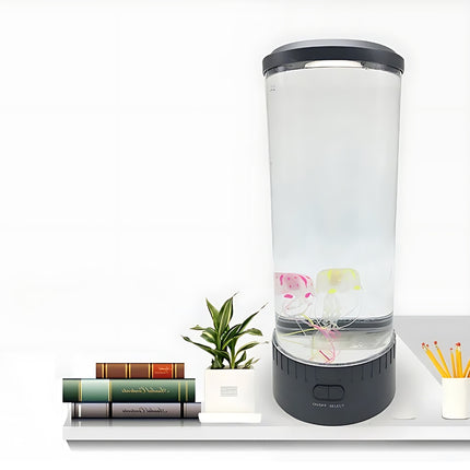 LED akvarielampe med svømmende vandmænd