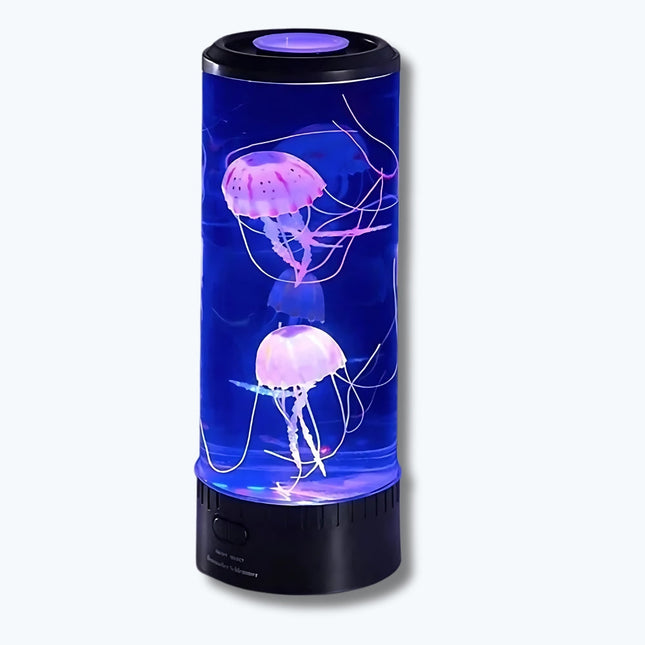 LED akvarielampe med svømmende vandmænd