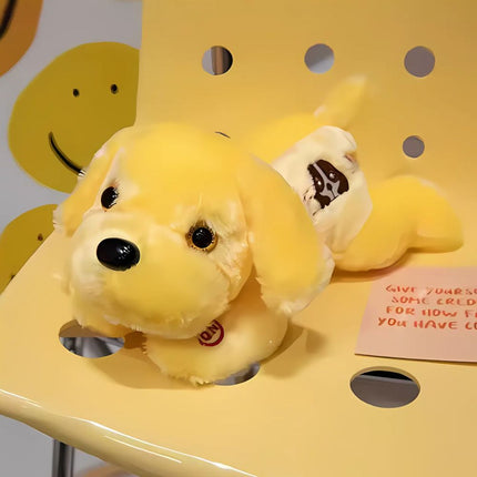 Lysende hundehvalp bamse med LED