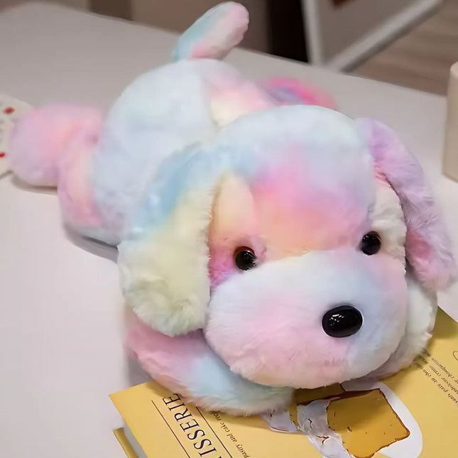 Lysende hundehvalp bamse med LED