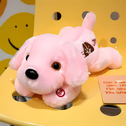 Lysende hundehvalp bamse med LED