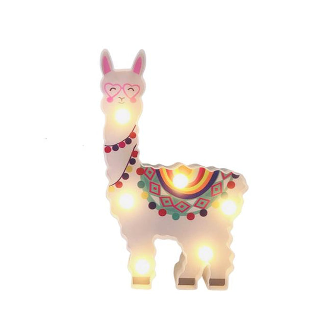 Sød lama væglampe med LED lys