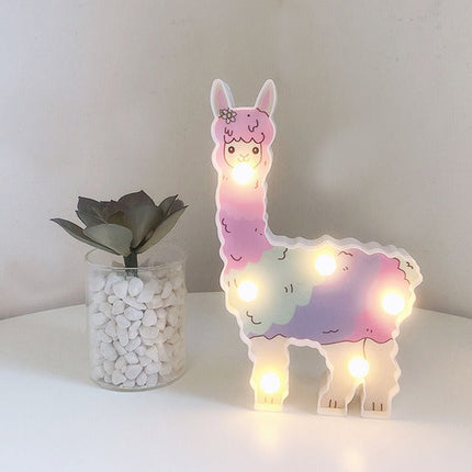 Dekorativ lama væglampe med LED pærer