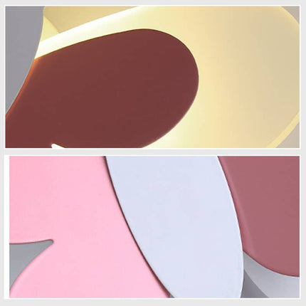 Sommerfugl LED væglampe til pigeværelset