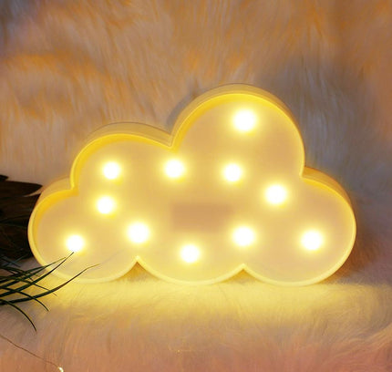 Skyformet LED væglampe med lys