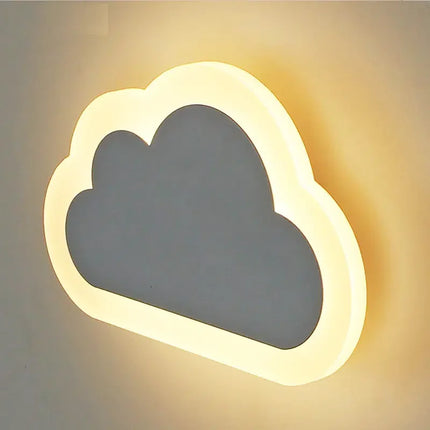 Moderne sky væglampe med LED lys