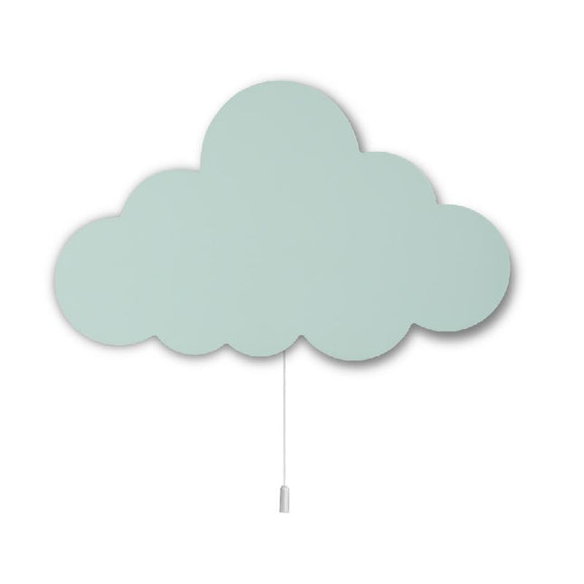 Sky væglampe i træ til børneværelset