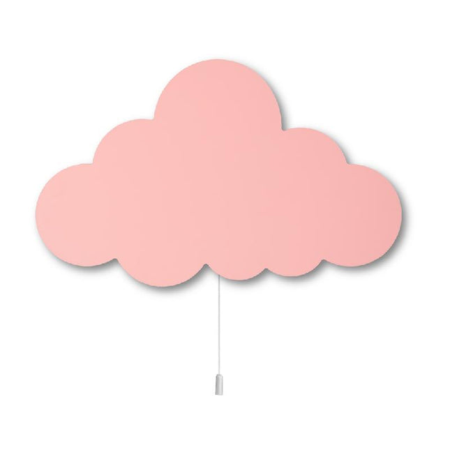 Sky væglampe i træ til børneværelset