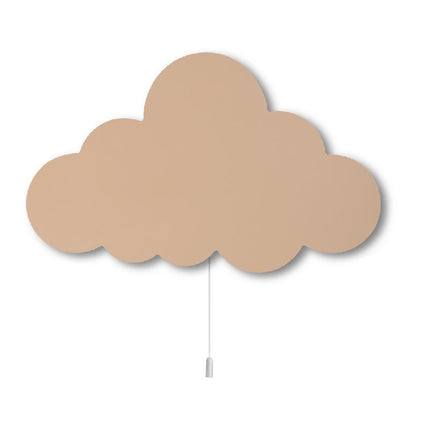 Sky væglampe i træ til børneværelset