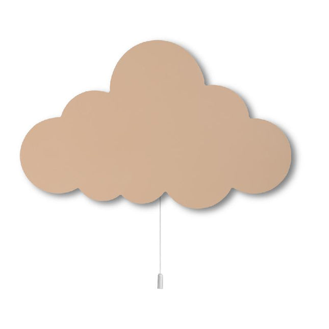 Sky væglampe i træ til børneværelset