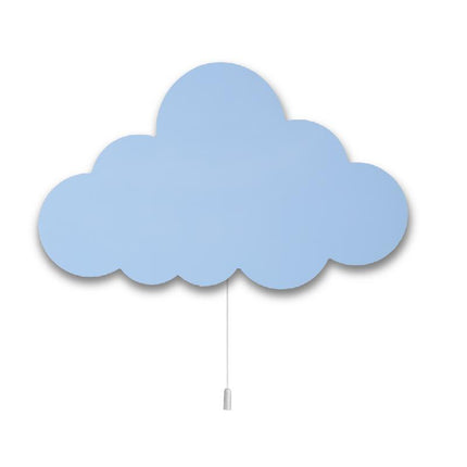 Sky væglampe i træ til børneværelset