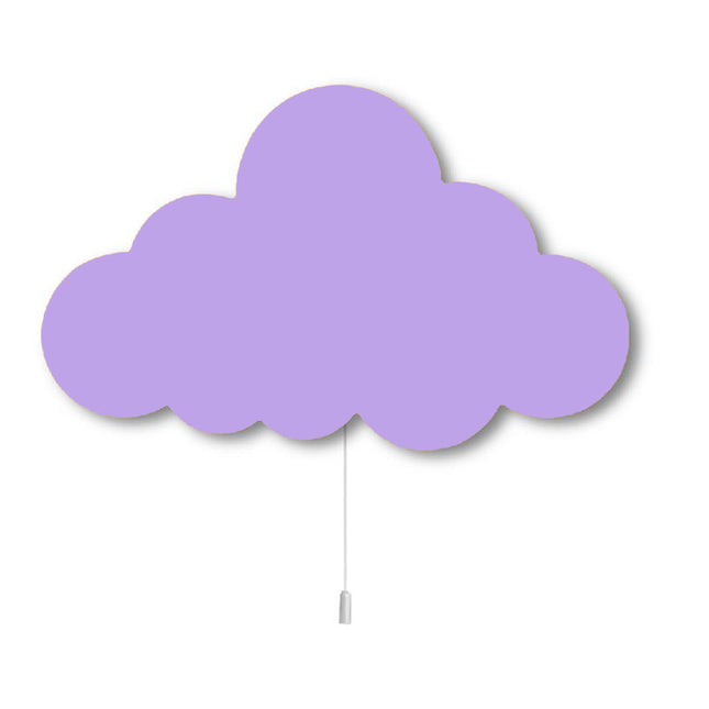 Sky væglampe i træ til børneværelset