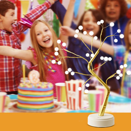 Dekorativt lystræ med LED lys