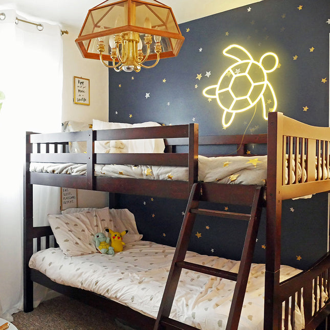 Skildpadde LED neonskilt til væggen