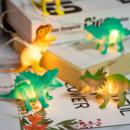 Lyskæde med dinosaurer til børneværelset
