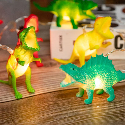 Lyskæde med dinosaurer til børneværelset