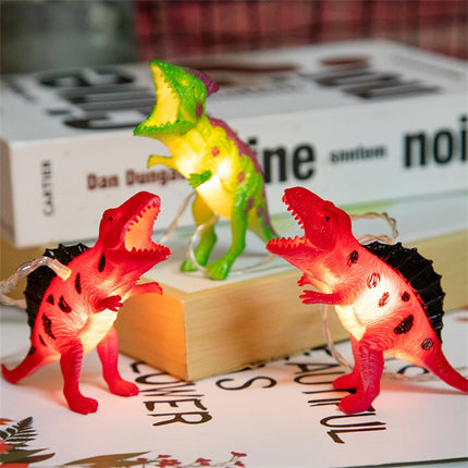 Lyskæde med dinosaurer til børneværelset