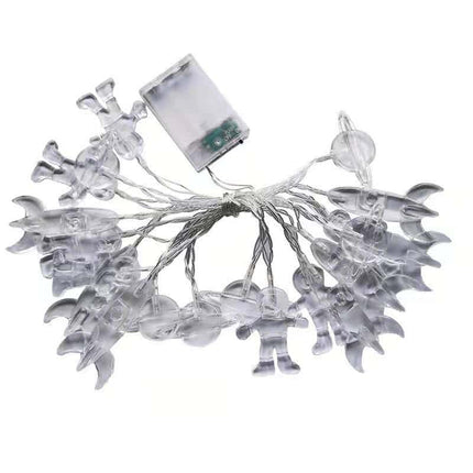 LED lyskæde med rum-tema til børn