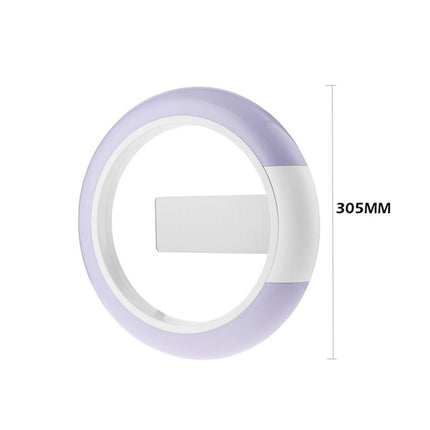 Moderne digitalt LED vægur med lys
