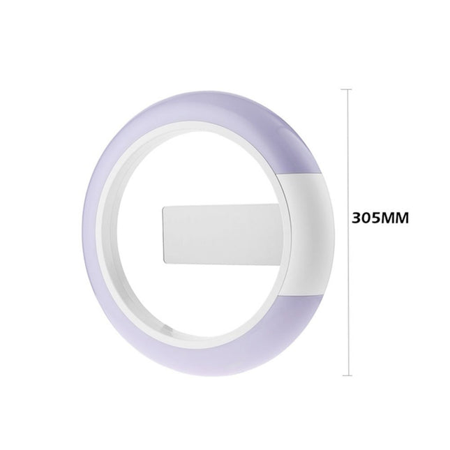 Moderne digitalt LED vægur med lys