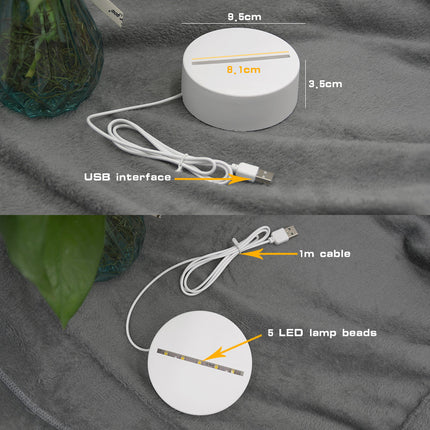 DIY ugle natlampe med diamanter
