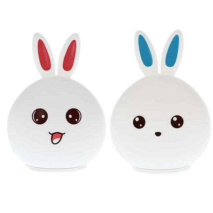 Genopladelig kanin sengelampe i silikone