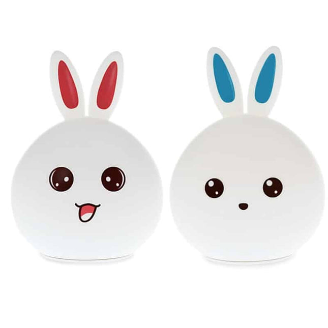 Genopladelig kanin sengelampe i silikone