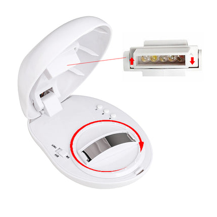 Natlampe med regnbue projektion til væg