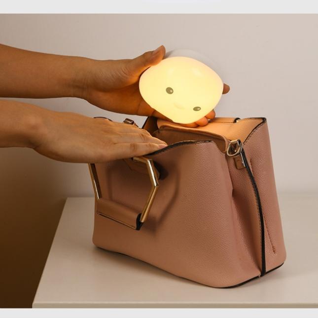 Kompakt magnetisk pingvin natlampe