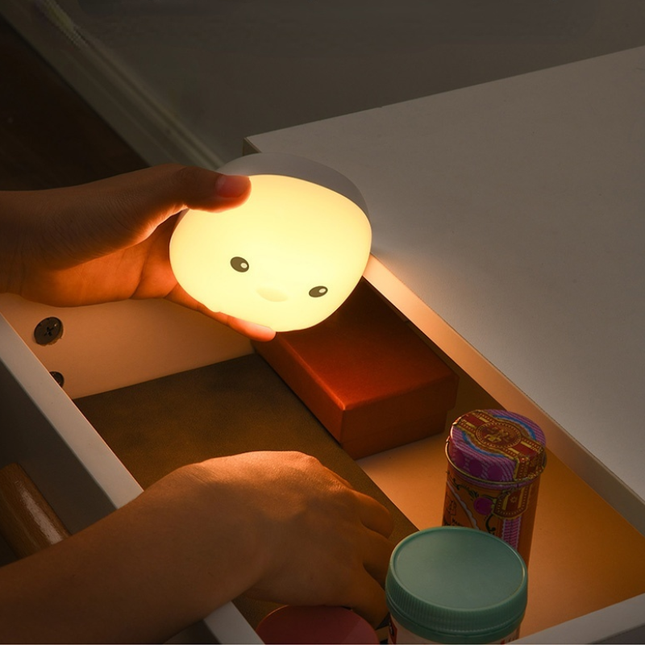 Kompakt magnetisk pingvin natlampe