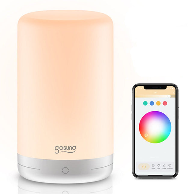 Smart touch-bordlampe med app-styring
