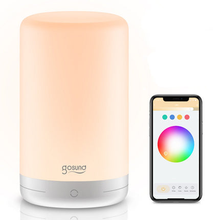 Smart touch-bordlampe med app-styring