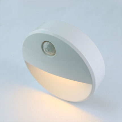 Rund LED lampe med bevægelsessensor