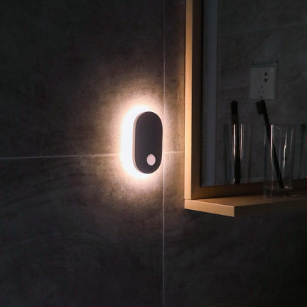 Magnetisk LED lampe med bevægelsessensor