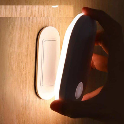 Magnetisk LED lampe med bevægelsessensor