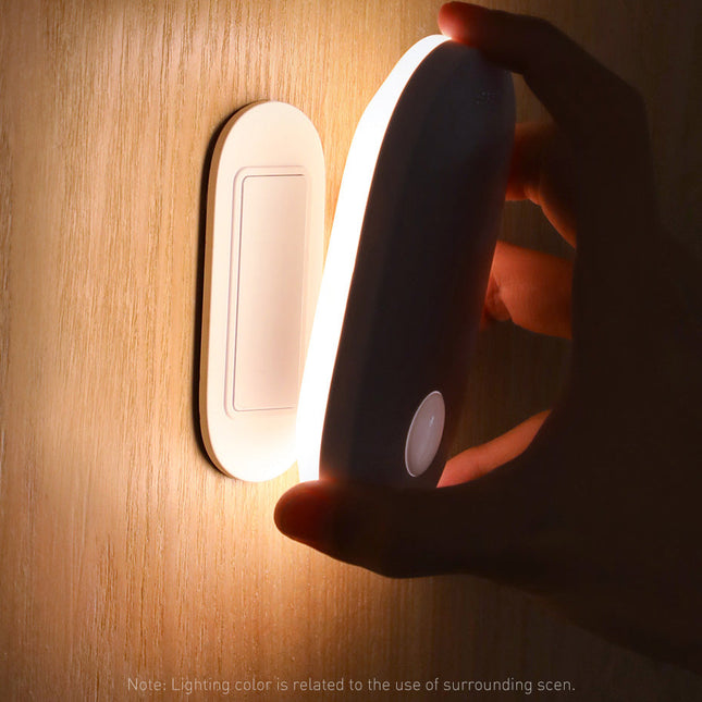 Magnetisk LED lampe med bevægelsessensor